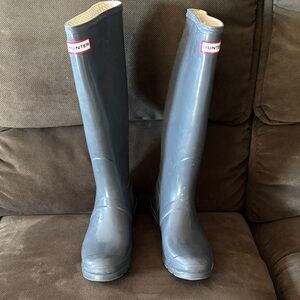 Hunter Classic Gray Rain Boots